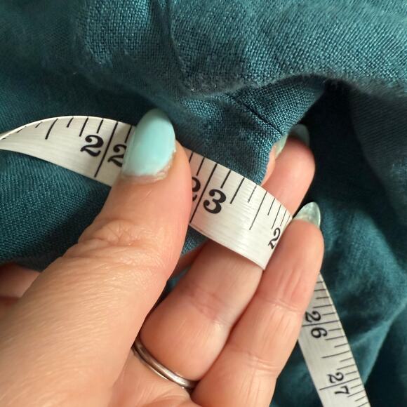 Teal Women's Blouse - Picture 6 of 7